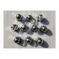 FDONG 10 Pcs of Stainless Steel Chrome Wheel Nut Cover 38mm 37.8 * 51 Push On Flanged Wheel Nut Cap